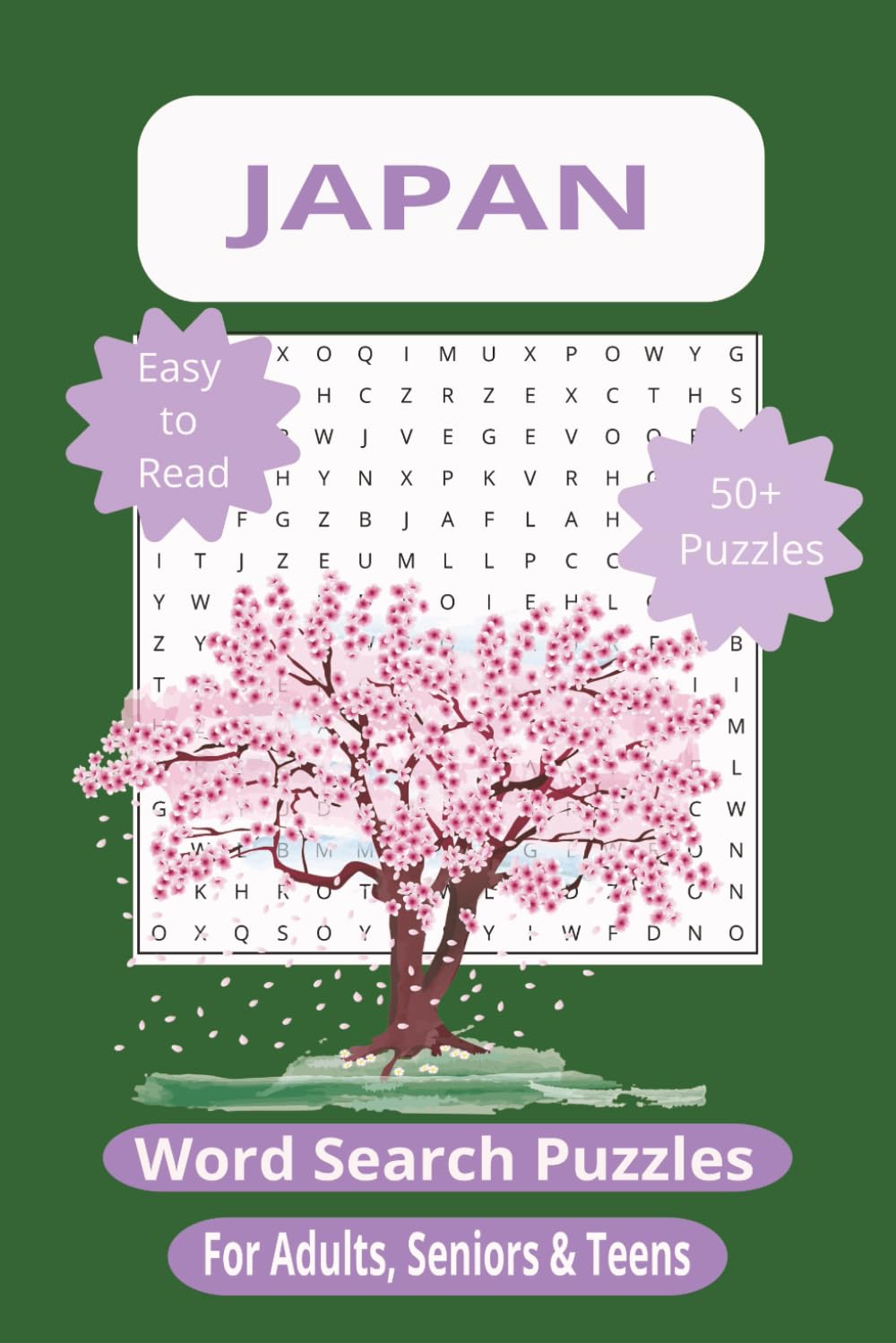 Japan Word Search Puzzle Book for Adults, Seniors & Teens | 55 Puzzles Celebrating Japanese Culture, Cities & Traditions