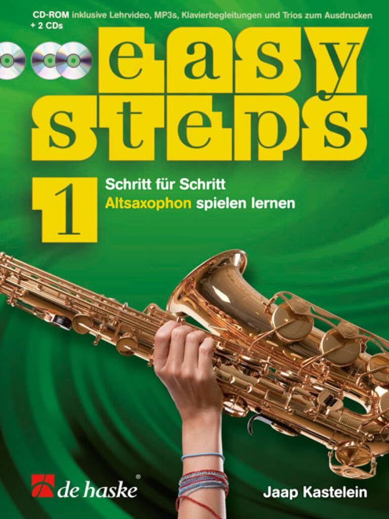 Easy Steps 1 Altsaxophon. Enthält Medien