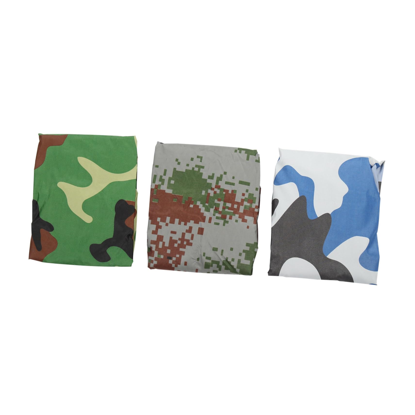 GOOHOCHY 3Pcs Backpack Rain Cover Protective Camouflage Bag Protector for Hiking Backpack Durable Scratch Resistant for Outdoor Activities