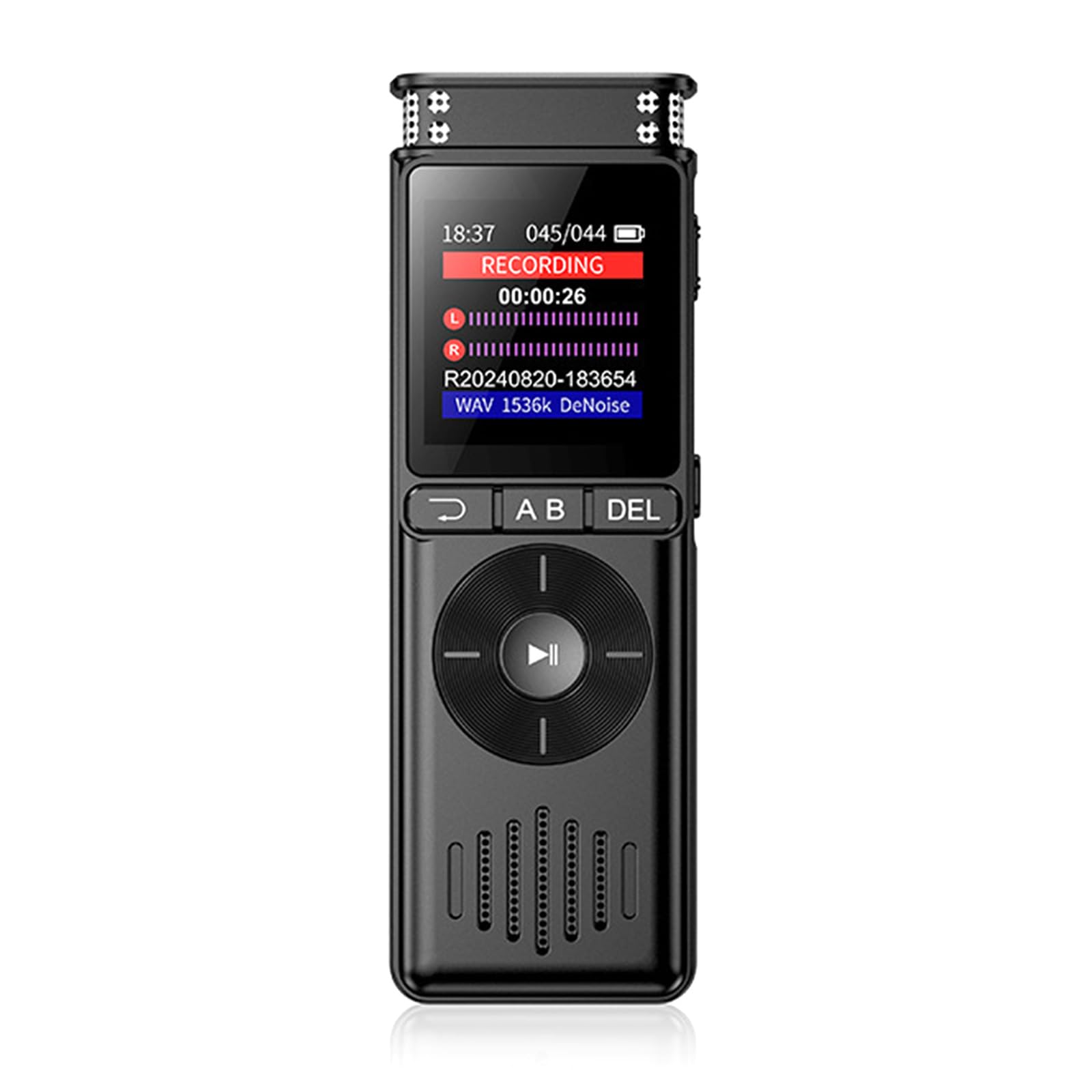 Grabadora de voz digital con reducción de ruido, reproductor MP3 activado por voz para conferencias, reuniones, entrevistas, reducciones de ruido