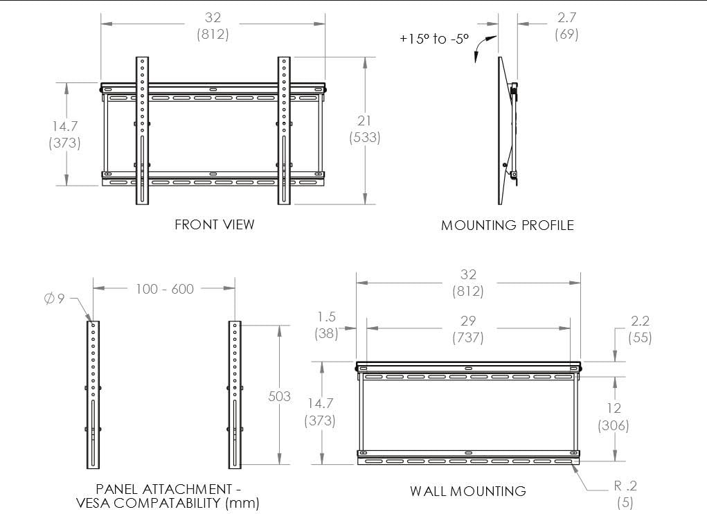 Bеѕt Sеllеr OmniMount OC175T Tilt TV Mount for 43-Inch to 90-Inch TVs