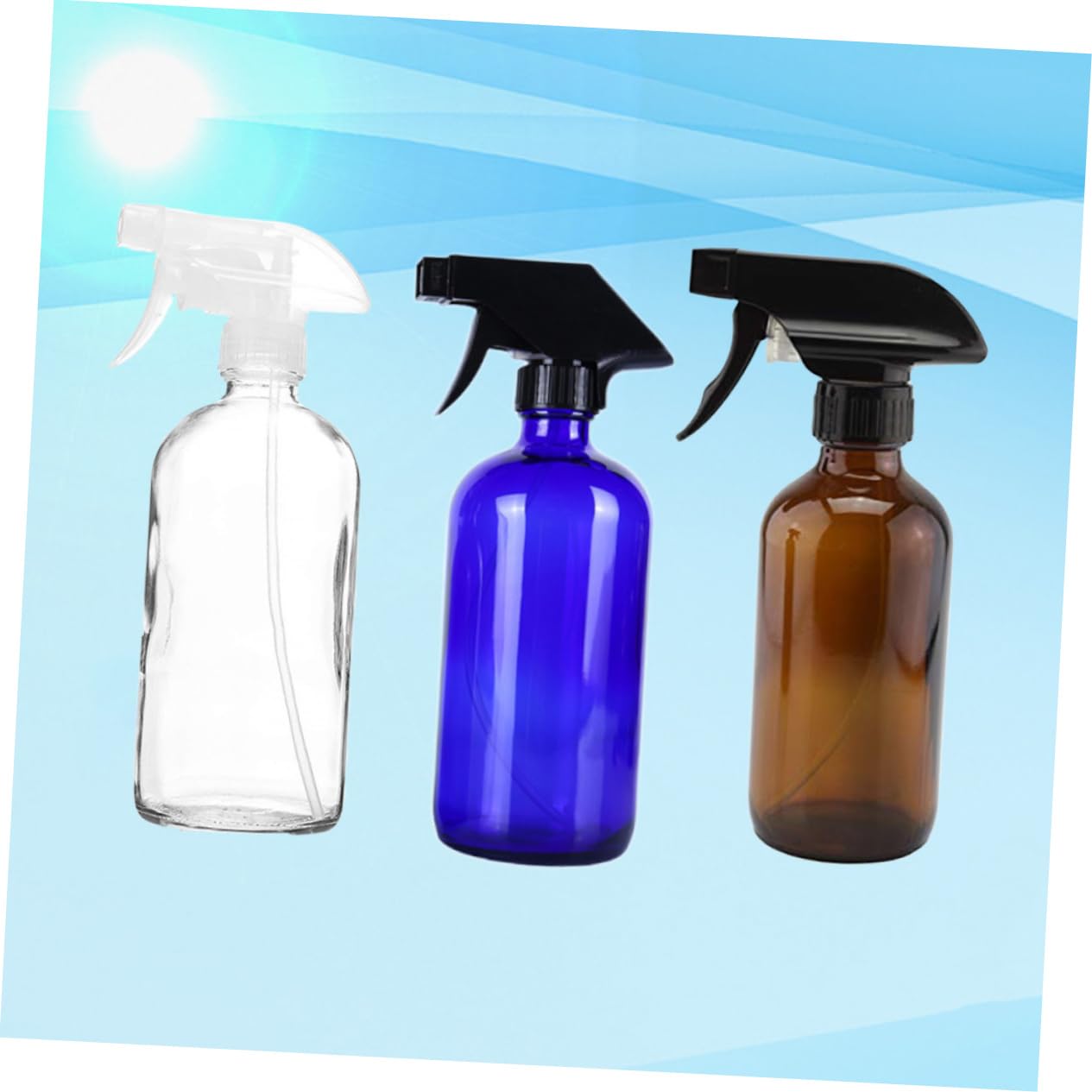 DOITOOL 3stücke Sprühflasche Aus Glas Unterverpackungsflasche Wiederverwendbar Nachfüllflasche Für Reise Parfümflasche Kompakt Reisezerstäuber Mit Gleichmäßigen Sprühnebel