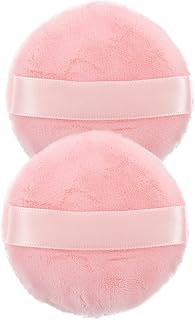 OHPHCALL 2 Peças De Esponjas De Maquiagem Em Pó Solto Para Base Em Pó Para Mulheres Esponjas De Maquiagem Para Base Em Pó Fofo Esponjas De Pó Facial Esponjas Laváveis Mistura