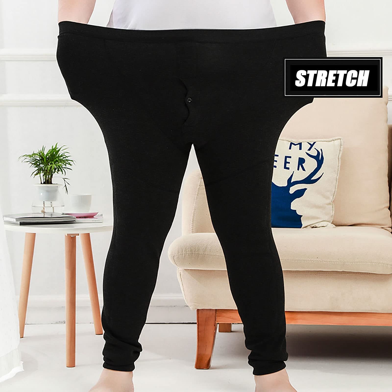 G&F Lange Thermo-Unterhose Für Herren Hosen Gym-Leggings Schnelltrocknend Leicht Unterwäsche