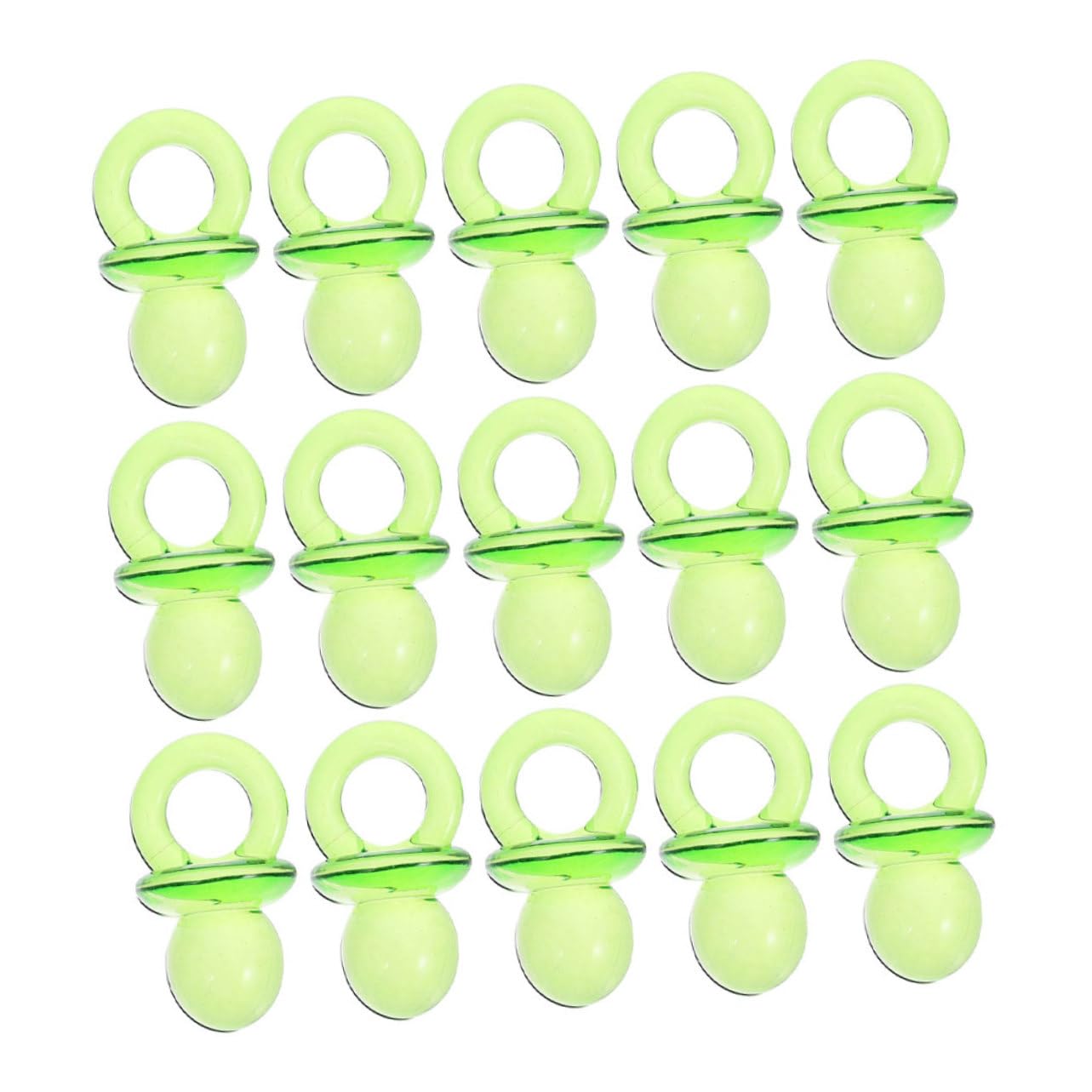 KICHOUSE 200pcs Gender-neutral Mini Pacifier Decorations Shower Favor Table Shower Soothers for Boy Girl