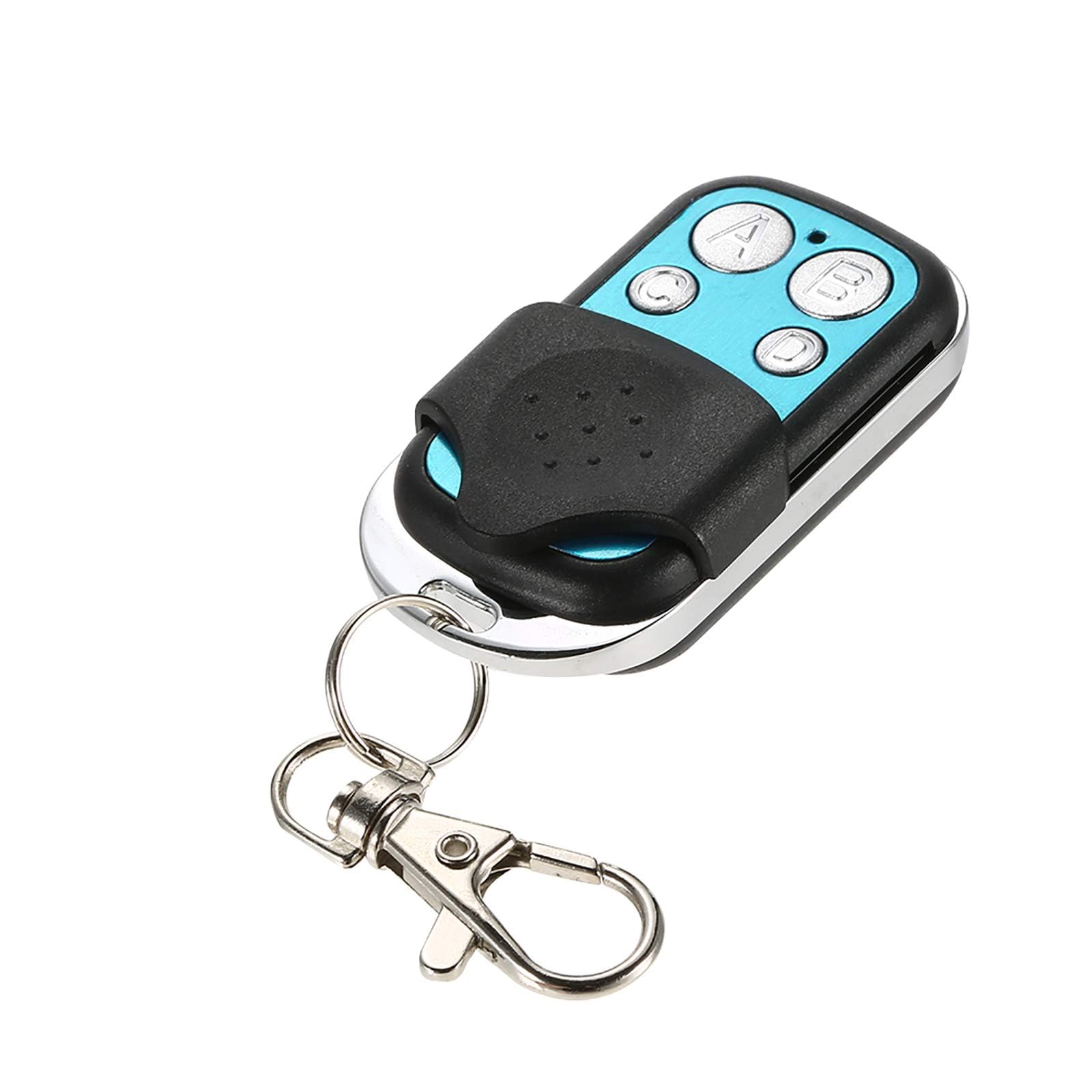 ROBOWAY Cloning Remote Control Keychain, Replacement Garage Door Electric Gate, Duplicates & Replace Original Factory for Vehicle Central Locking Systems, 433MHz EV1527 Learning Code (Blue)