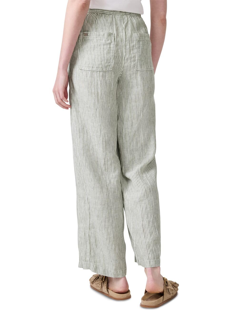 Street One Studio Damen Straight Leg Leinenhose
