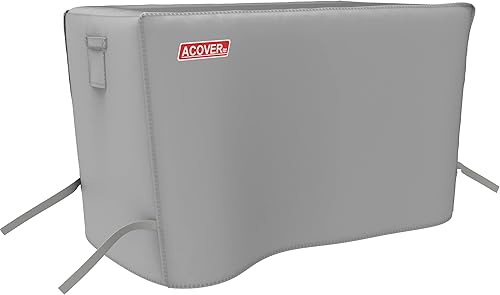 Vista 25 de Cubierta resistente para parrilla de gas impermeable de 52 pulgadas para parrilla de gas Weber Char-Broil Coleman, color beige Beige,Bandera