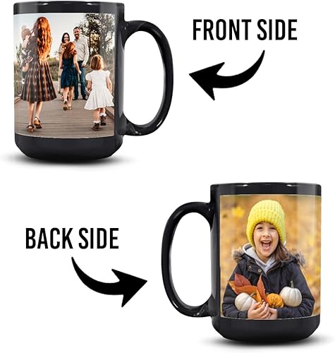 Miniatura 2 de Taza personalizada taza de café personalizada con logotipo de texto, imagen, regalos personalizados para aniversario, cumpleaños, amigos, familia,