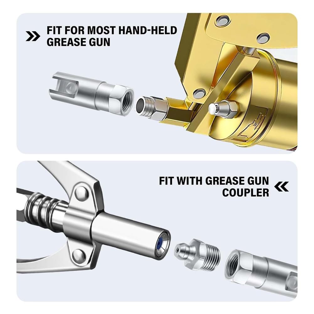 Accoppiatore Grasso Angolo 90° - Filettatura NPT 1/8" | Per Ingrassatori, Autocarri E Macchinari Industriali - Foto 9
