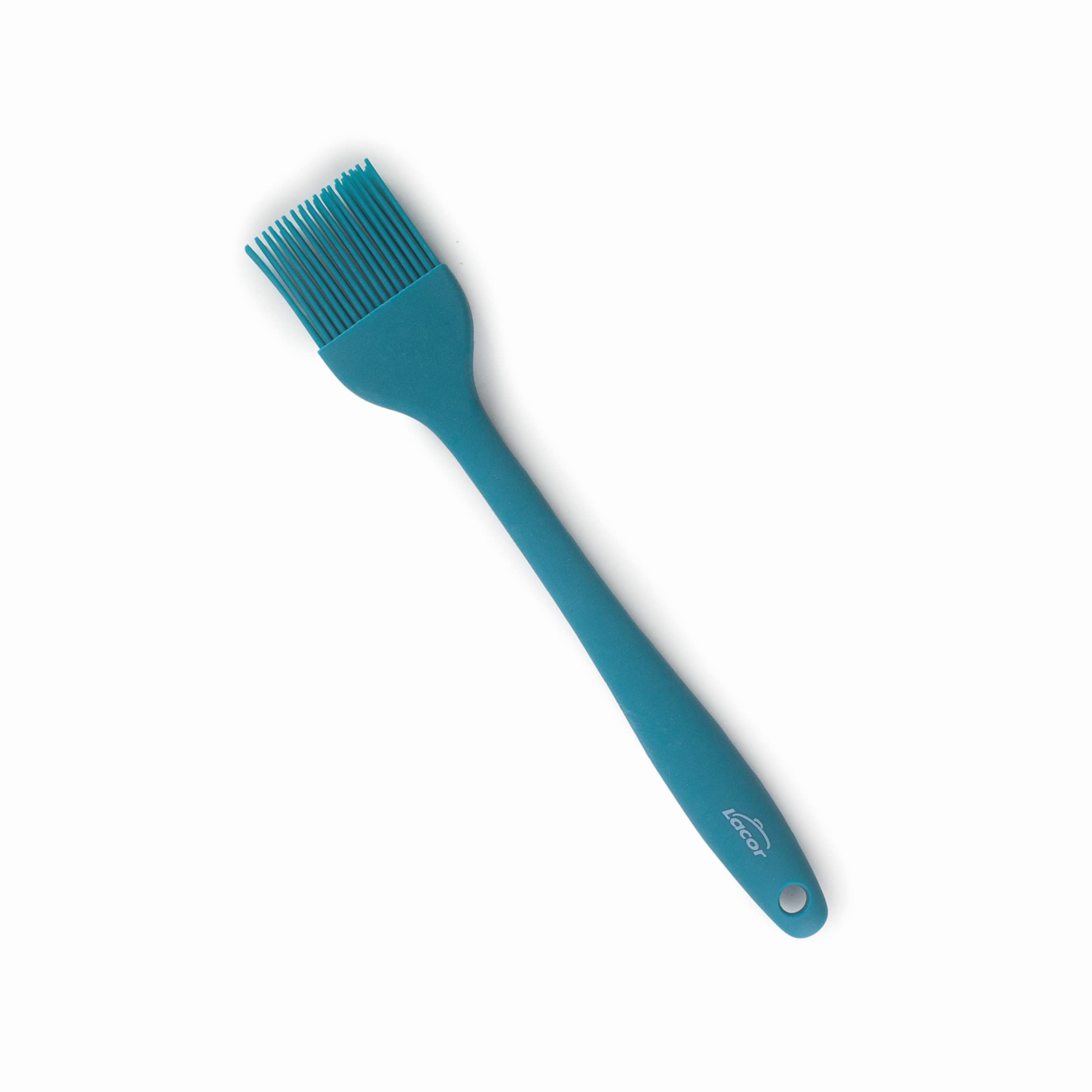 Lacor - 64455 - Ocean Kitchen Brush, Silicone Brush, Kitchen Utensils, Ergonomic Handle, Non-Stick Coating, high Temperature Resistant, Dishwasher Safe, Length 27.5 cm
