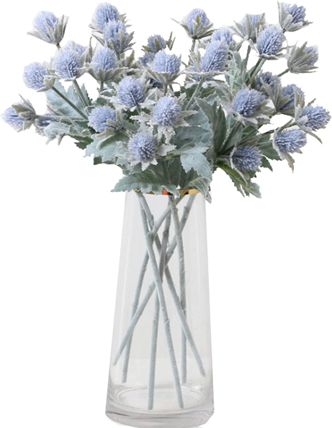 TBUY ROSE 6 Pack Artificial Eryngiums