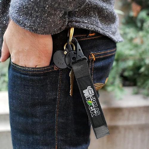 Miniatura 4 de Q1-TECH, llavero bordado etiqueta de automóvil motor de automóvil, grillete compatible con llavero JDM AS F#CK JAF