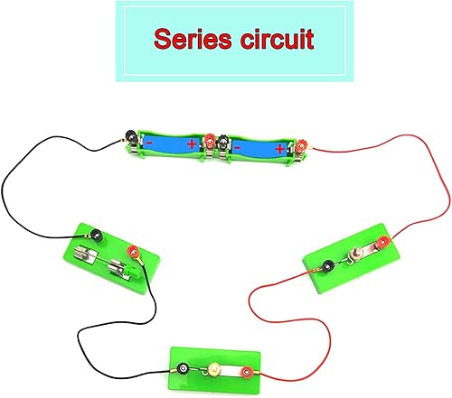 Miniatura 5 de AOMAG Kit de circuito de aprendizaje de laboratorio de ciencias de física, juego de experimentos de electricidad, circuitos de construcción para