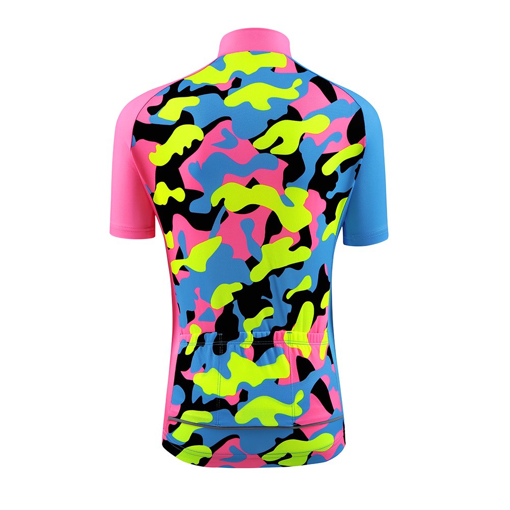 Malliot de Cyclisme pour Enfants à Manches Courtes/Short Vêtement vélo pour garçons et Filles