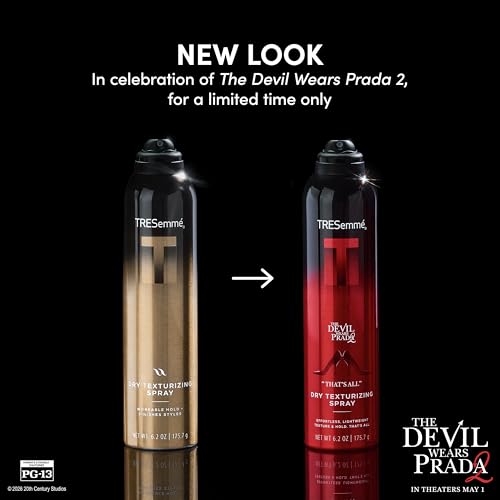 Image of TRESemme That's All Dry Texturizing Spray, A-List Collection The Devil Wears Pr A-LIST Collection for Workable Holding + Finishing Styles, Developed Safe for All Hair Types, 6.2 Oz