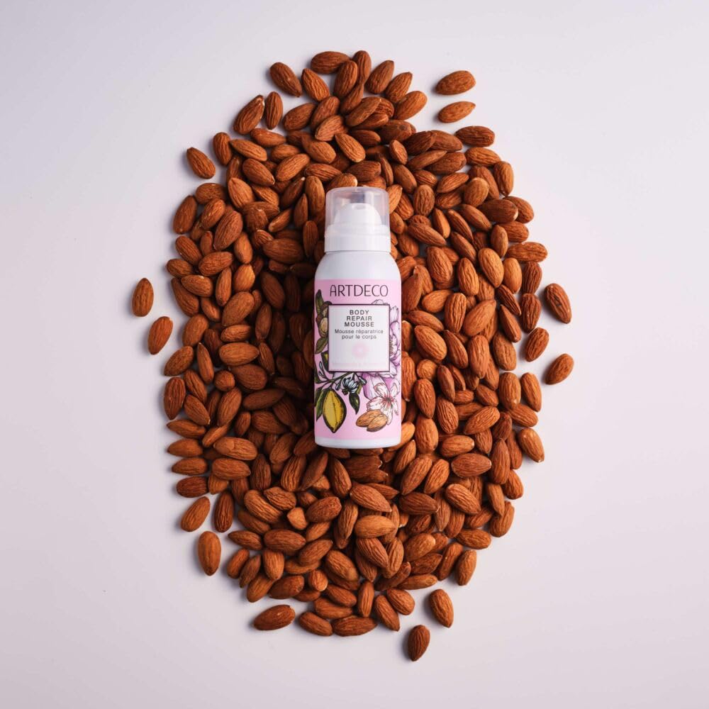 ARTDECO Body Repair Mousse – Mousse corporelle riche au parfum délicat de pivoine et de bergamote – 1 x 100 ml