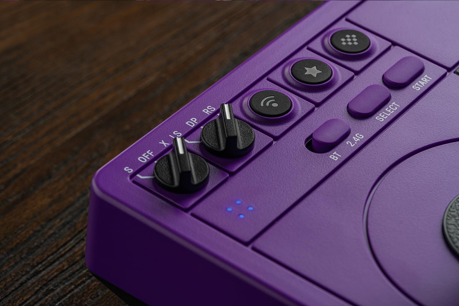 8Bitdo Arcade Stick for Switch/Switch 2 & Windows PC, Wireless Bluetooth, 2.4G Adapter & Wired USB-C Arcade Fight Stick, Dynamic Button Layout, Macro Buttons, Turbo Functionality - Purple