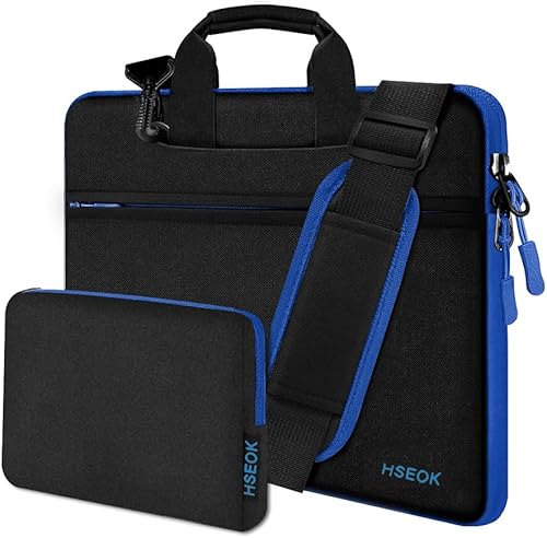 Hseok Bolsa de hombro delgada para laptop de 13-14 pulgadas con funda pequeña compatible con MacBook Pro de 14 pulgadas M4M3M2M1 2025-2021, Mac
