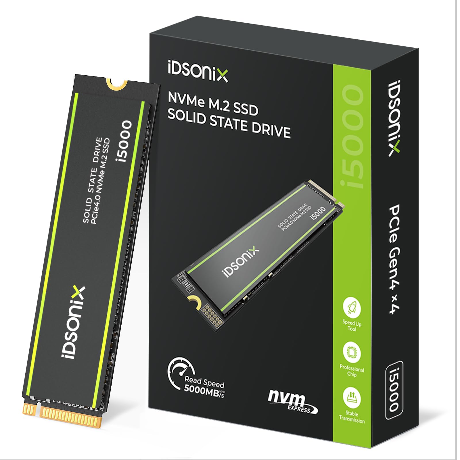 Amazon.com: iDsonix 1TB SSD M.2 2280 PCIe Gen4 x4 NVMe Internal