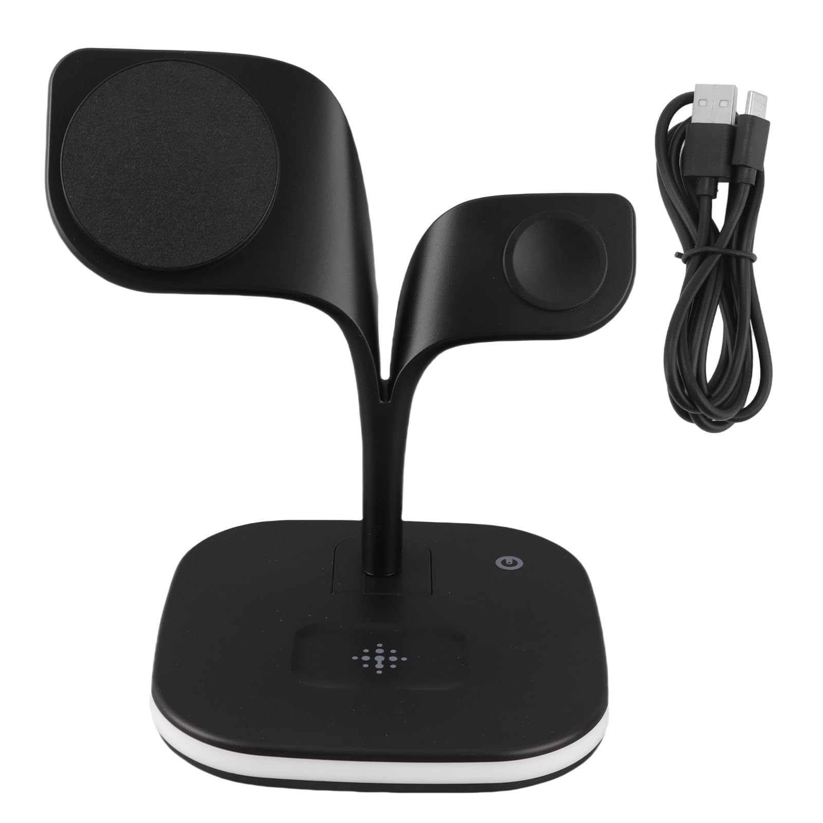 Generic Stazione di Ricarica Wireless 5 in 1 Supporto Dock di Ricarica Rapido Magnetico Portatile per IWatch e 12,5x12,5x17 Cm