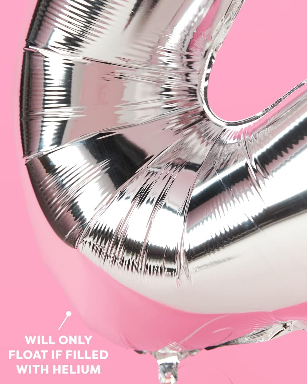 xo, Fetti Number 2 40 Inch Jumbo Silver Foil Birthday Balloon | Two Bday Party Decorations, 2nd, 12, 22, 32, 42, 52 Anniversary, Graduation
