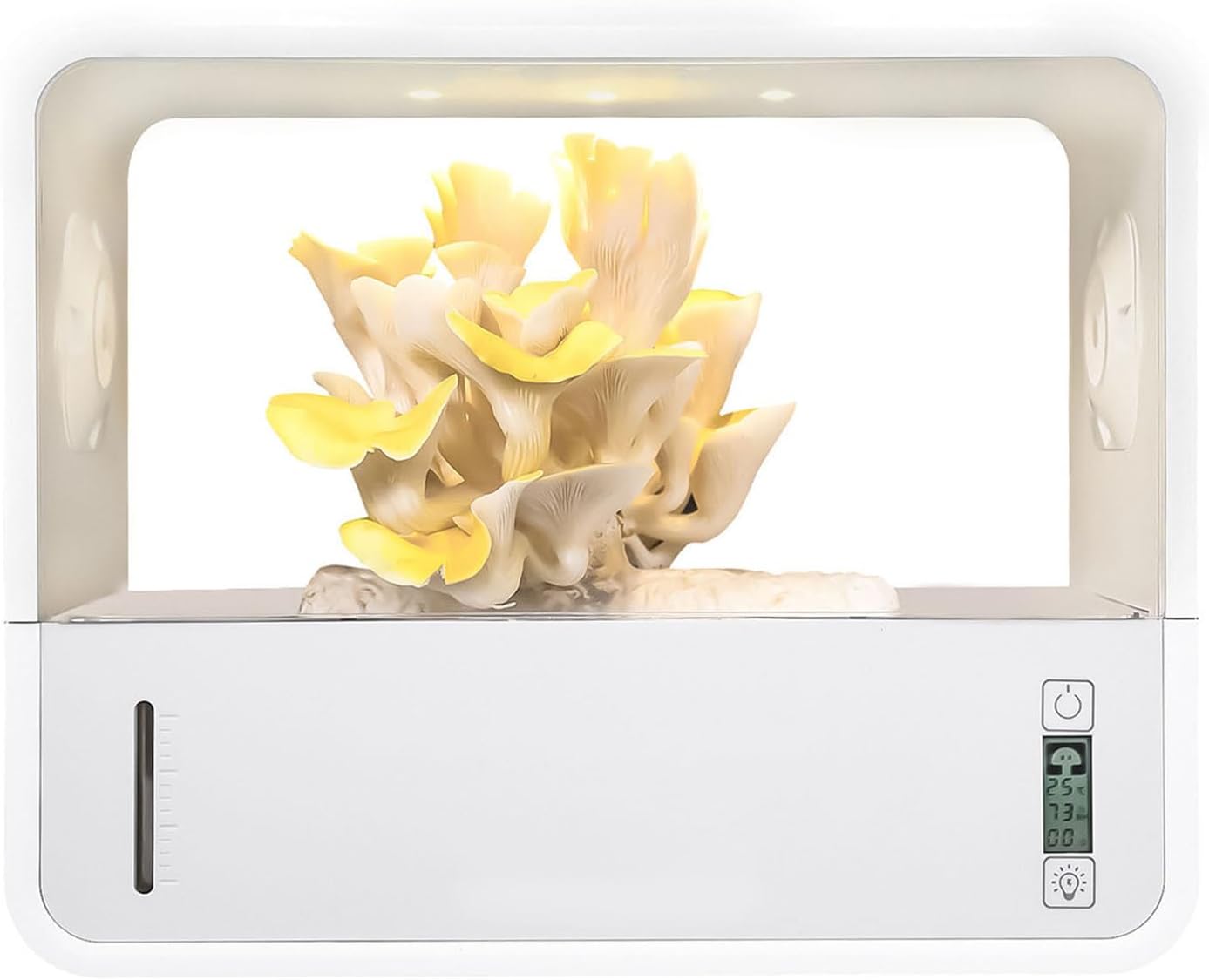 Smart Mushroom Grow Box, Smart Mushroom Single Tube Grow Kit, Temperature Monitoring, Automatic Humidification, Still Air Box for Indoor Mushroom Growers