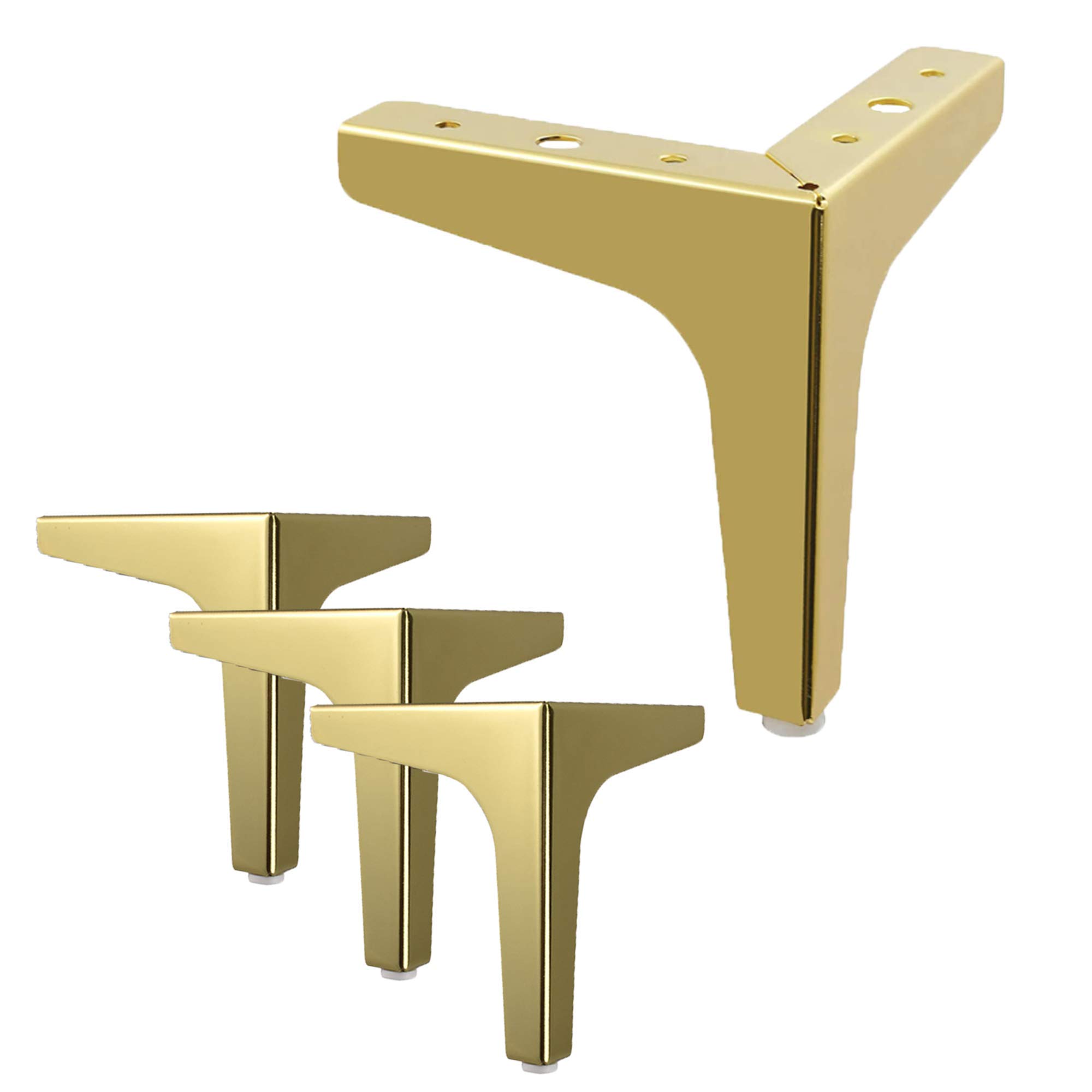 HLMOptimo Gold Furniture Legs Sofa Legs Cough Legs Coffee Table Legs