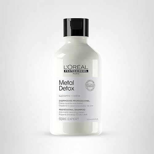 Vista 18 de L'Oréal Professionnel Paris Metal Detox Shampoo - Sulfate-Free Anti-Breakage Shampoo For Damaged or Color-Treated Hair, Detoxifies, Prevents Damage