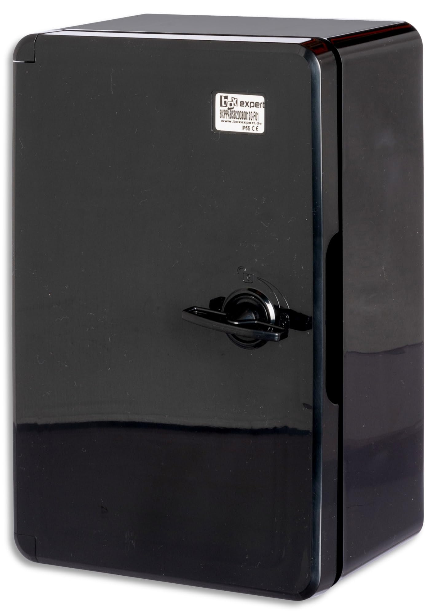 Wandschrankgehäuse Schaltschrank IP65 Industriegehäuse Leergehäuse ABS Kunststoff Leerschrank Montageplatte Verriegelung BOXEXPERT Serie Fleet verschiedene Größen schwarze Tür