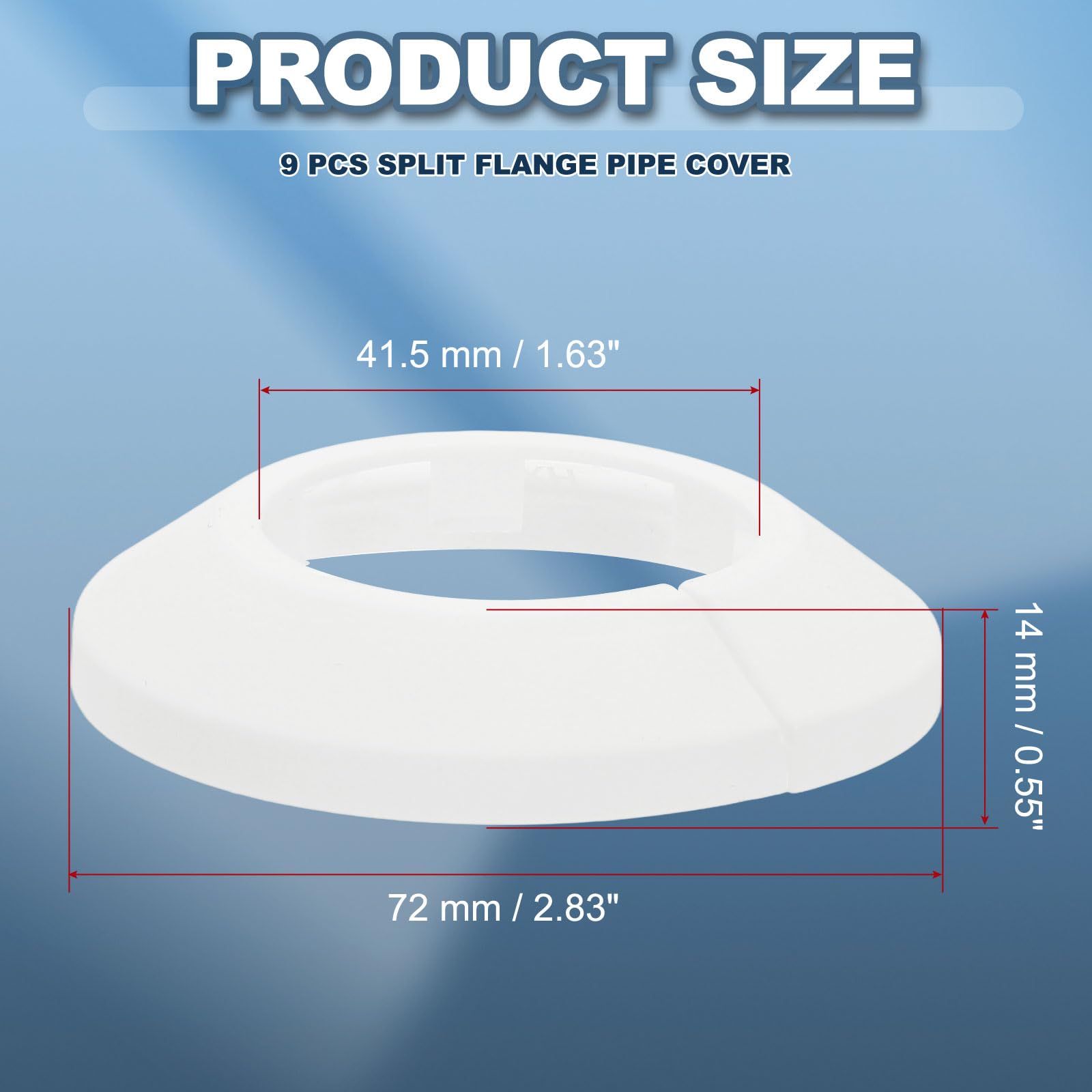 PATIKIL 41.5mm Plumbing Cover Plates - Image 2