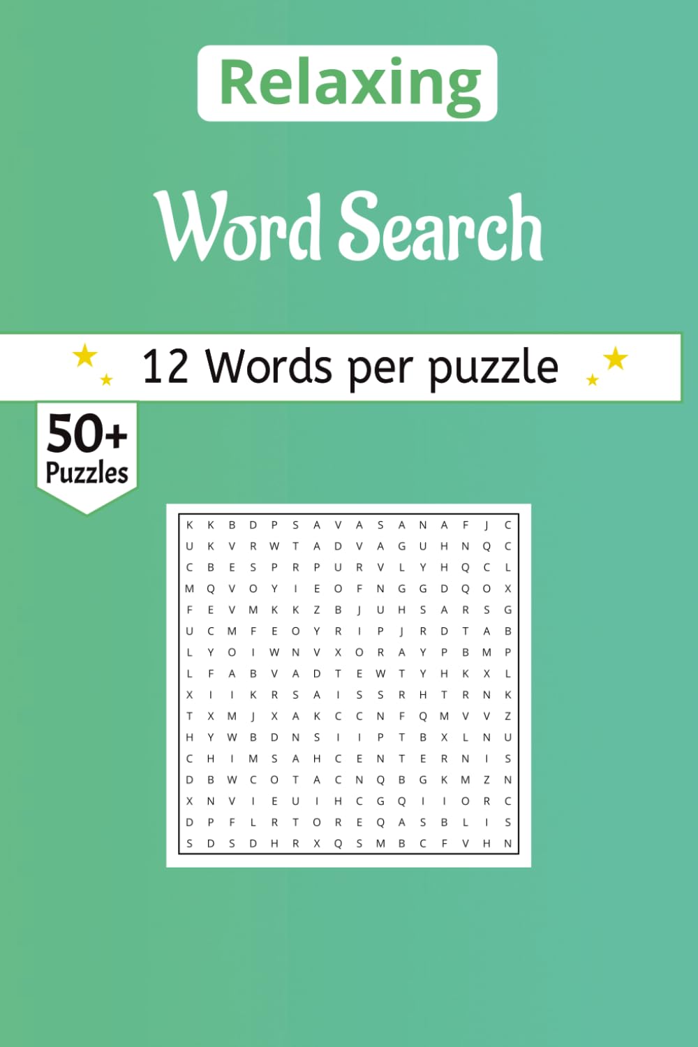 Relaxing Word Search book: 50 Boutique Word Searches for Relaxation | Premium 120-Page Edition