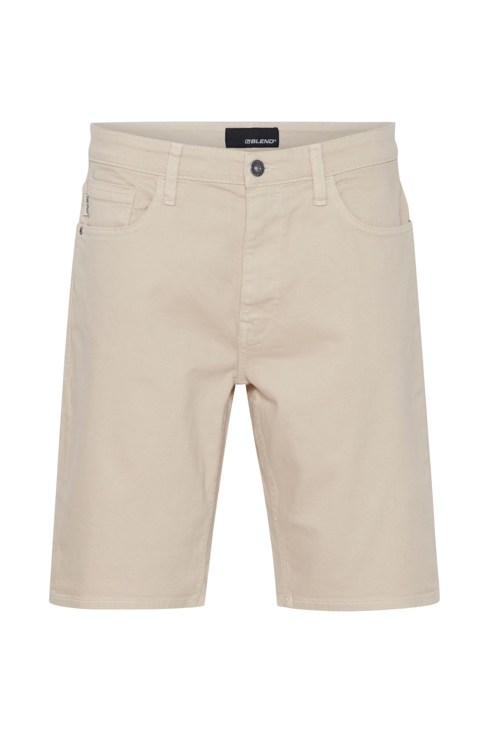 Blend 20715202 Herren Jeans Shorts Kurze Denim Hose 5-Pocket mit Stretch Thunder Relaxed Fit