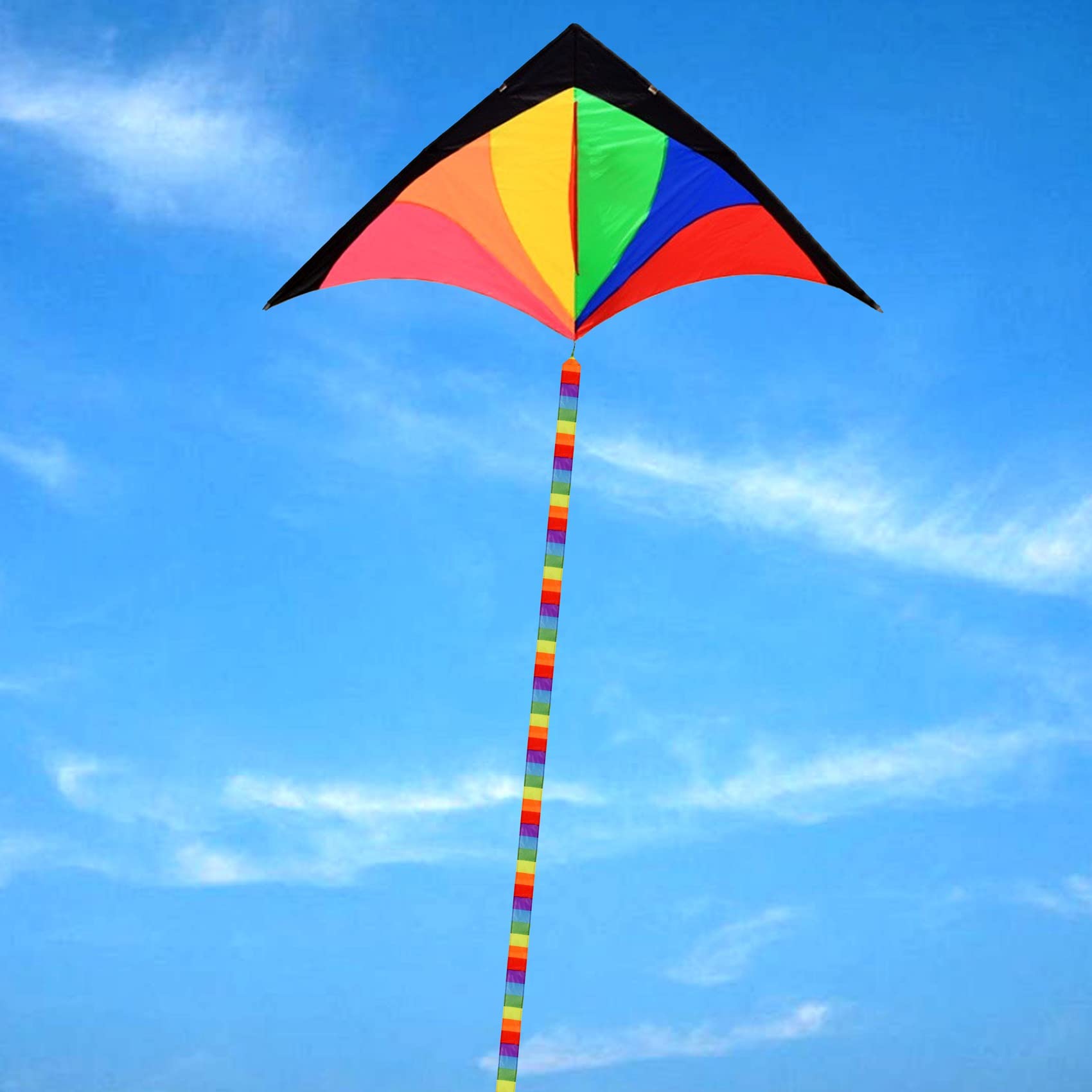 Super Nylon Lenkdrachen Schwanz Regenbogen Linie Kite Zubehoer Kinder Spielzeug