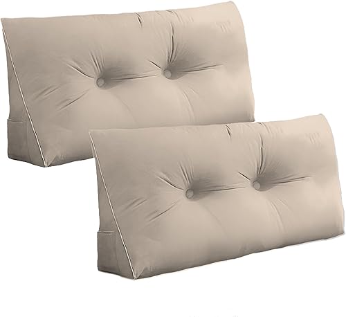 Almohada de cuña de lectura, cabecero de cama, reposo sentado, respaldo triangular, soporte de posicionamiento, funda extraíble, cojín ergonómico,