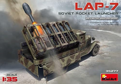 MiniArt 35277 - Lanzador de cohetes soviéticos para ordenador portátil 7 miniaturas militares WWII 135