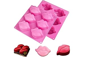 Valentine’s Silicone Soap Molds: Sexy Lips, Kisses, and Love