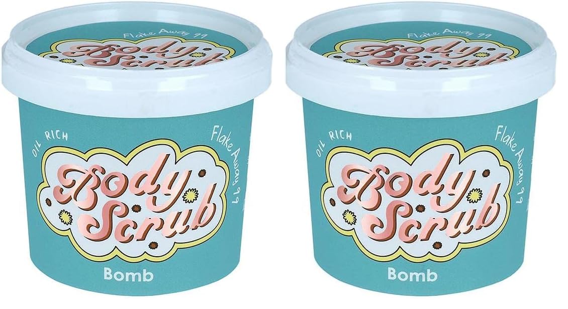 Bomb Cosmetics Flake Away 99 Vücut Peeling 400g (2 paketi)