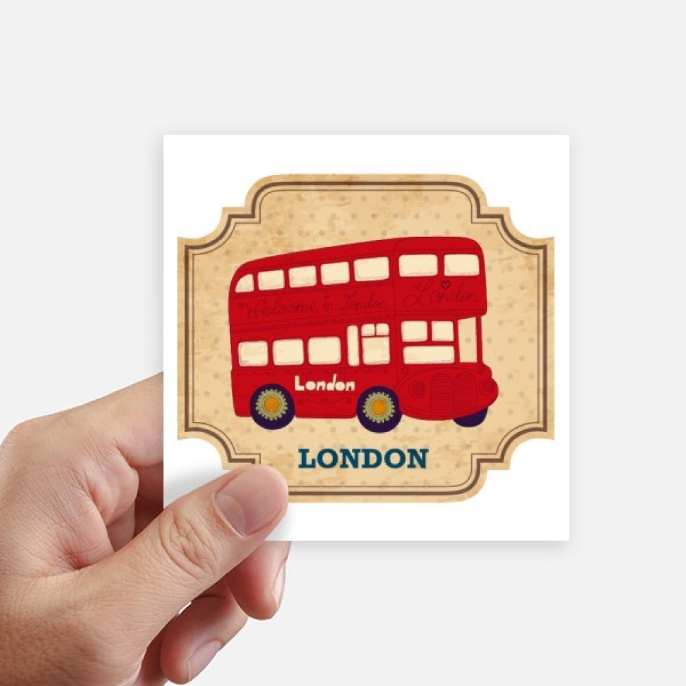 Autocollant bus de Londres anti bulle pour reconnaitre sa valise et embellir un PC