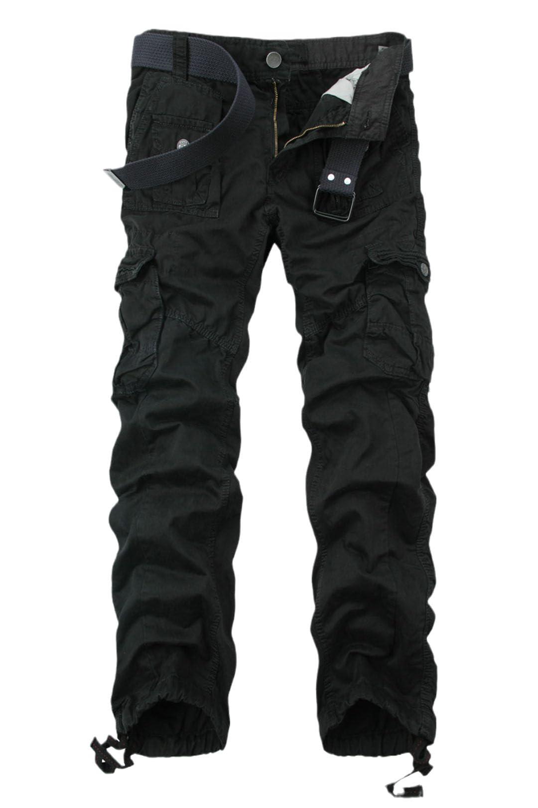 Vogrtcc Pantalones Cargo Multibolsillos para Hombre Pantalones Largos Sueltos Militares
