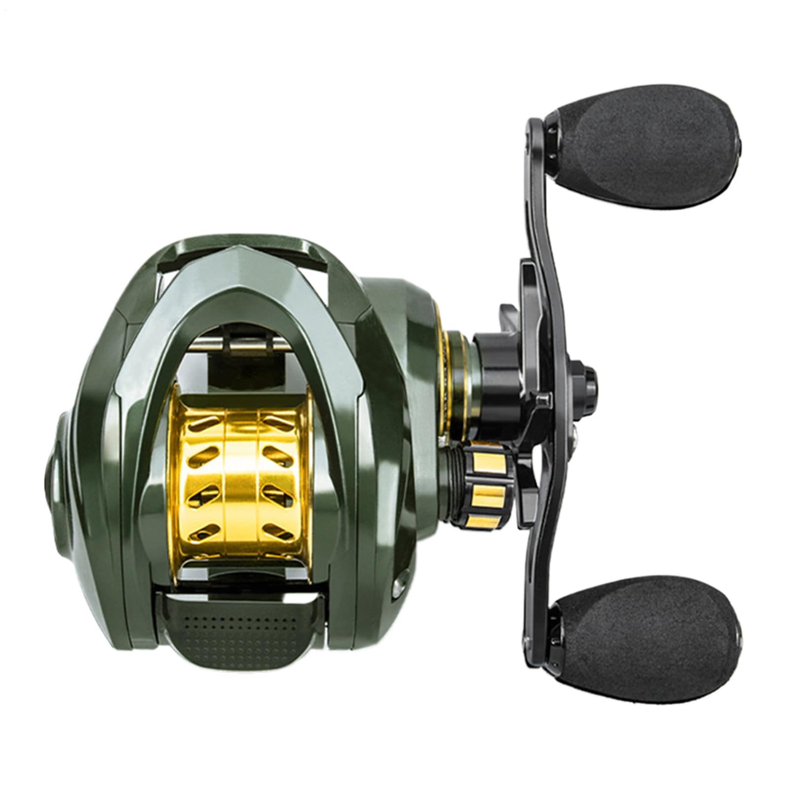 Kołowrotki Baitcaster Narzędzie Wędkarskie Kołowrotek ze Stopów | Ergonomiczny Kołowrotek Bait Feeder Dla Początkujących Entuzjastów Dorosłych