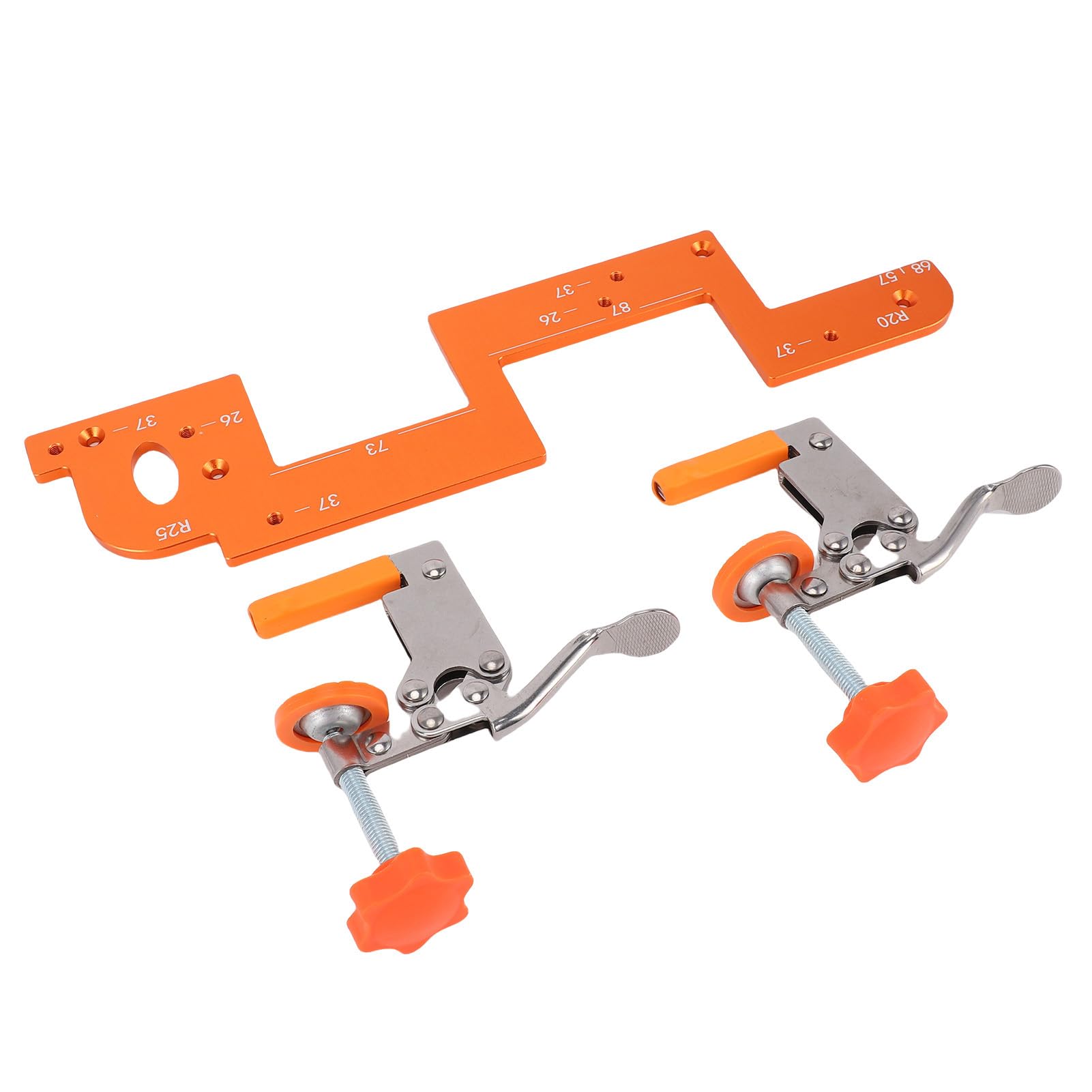Mingzhe No Handle Cabinet Slotting Template, Robust Aluminum Construction,