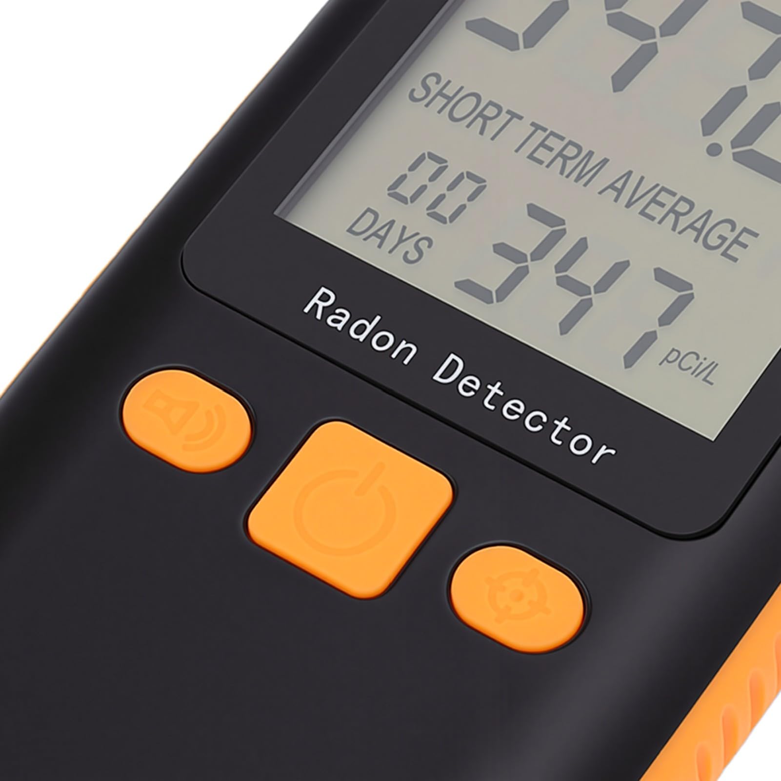Fafeicy Rilevatore di Radon Portatile, Sensore di Ioni per Ufficio Domestico, Monitor di Radon da 0 a 270 PCiL con Controllo App Bluetooth, Aggiornamento Orario, Display LCD Digitale,