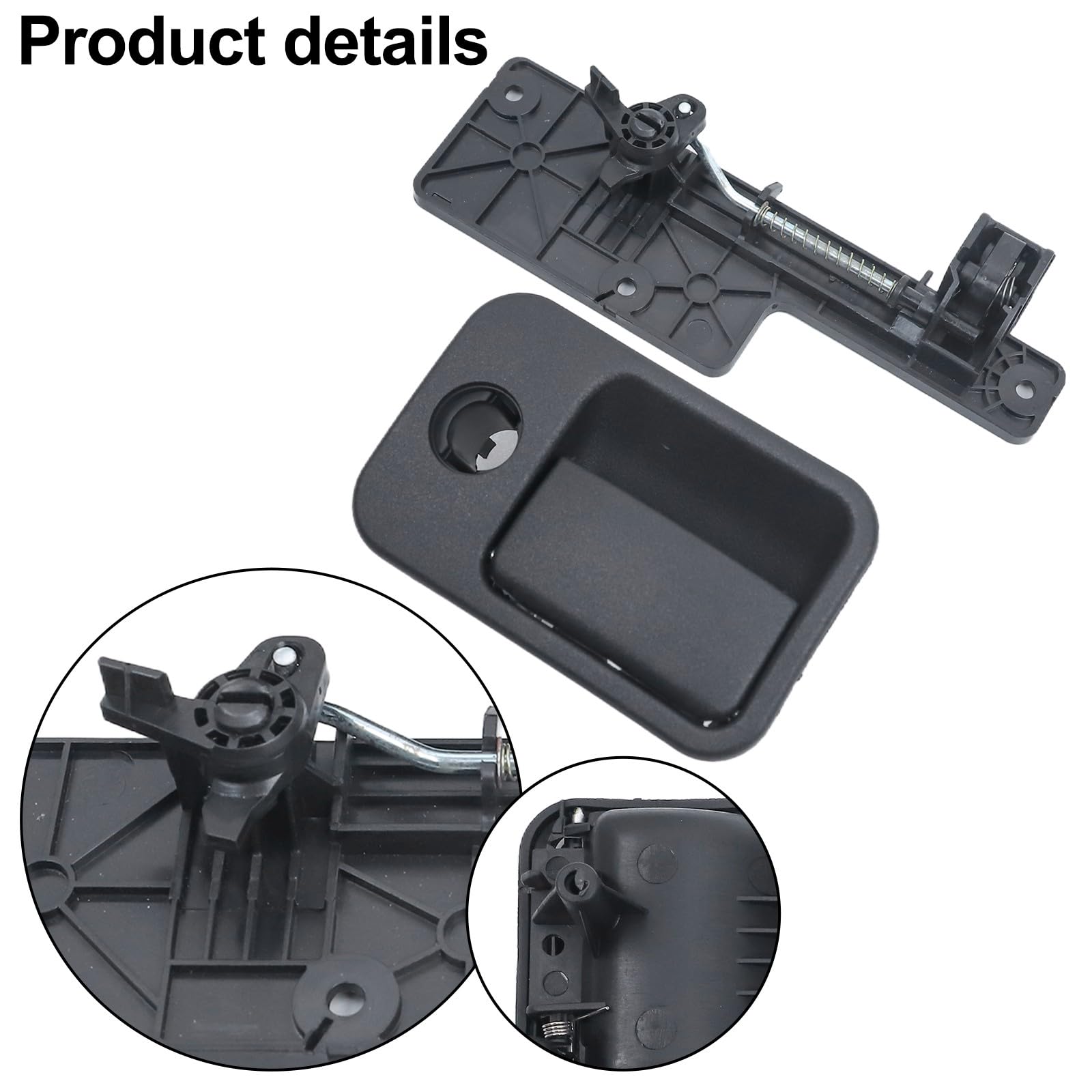 Serratura vano portaoggetti e maniglia per VW Golf Mk3 Vento 1991-1999, parte n. 1H6857147, ricambio in plastica