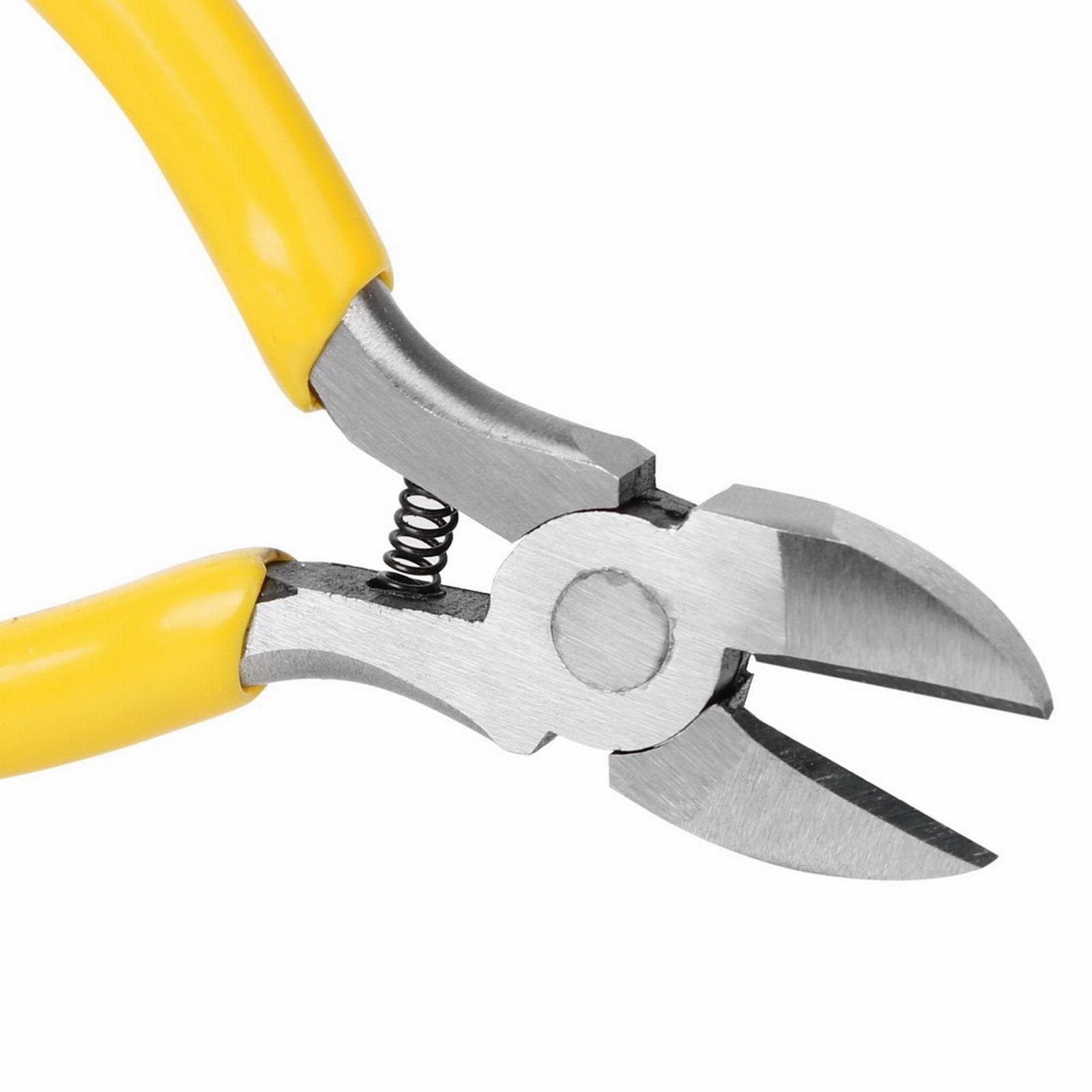 JINGYAN Alicates universales 11.5cm Garden Electrical Repair Tool Wire Cutter Pliers Electrican Work Diagonal Electricity Cable Cutting