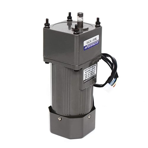 Miniatura 66 de Motor reductor de engranajes variable ajustable de 250W 10K AC110V 135RPM con controlador de velocidad para la industria