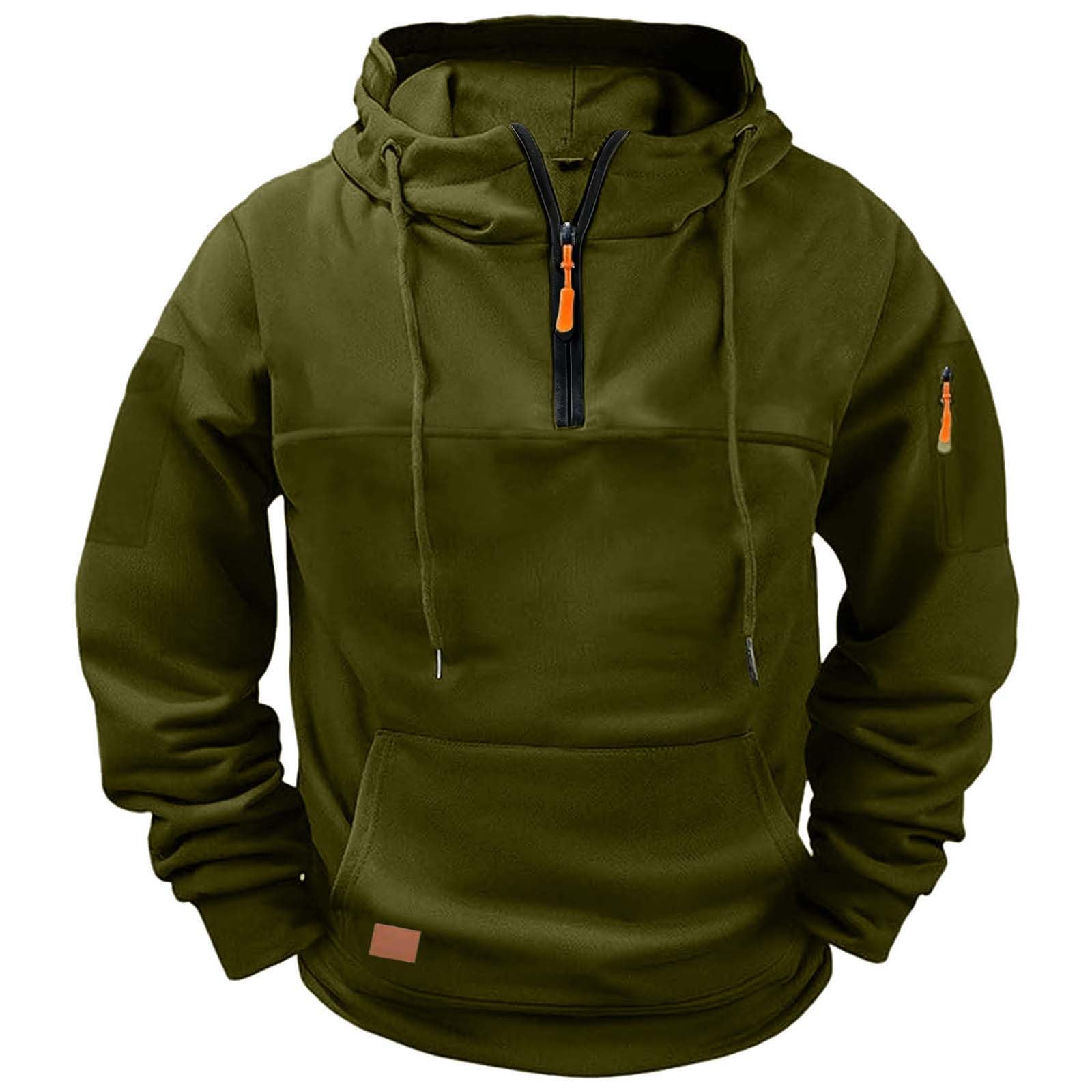 Huytertdr Men's Army Green +Clothing