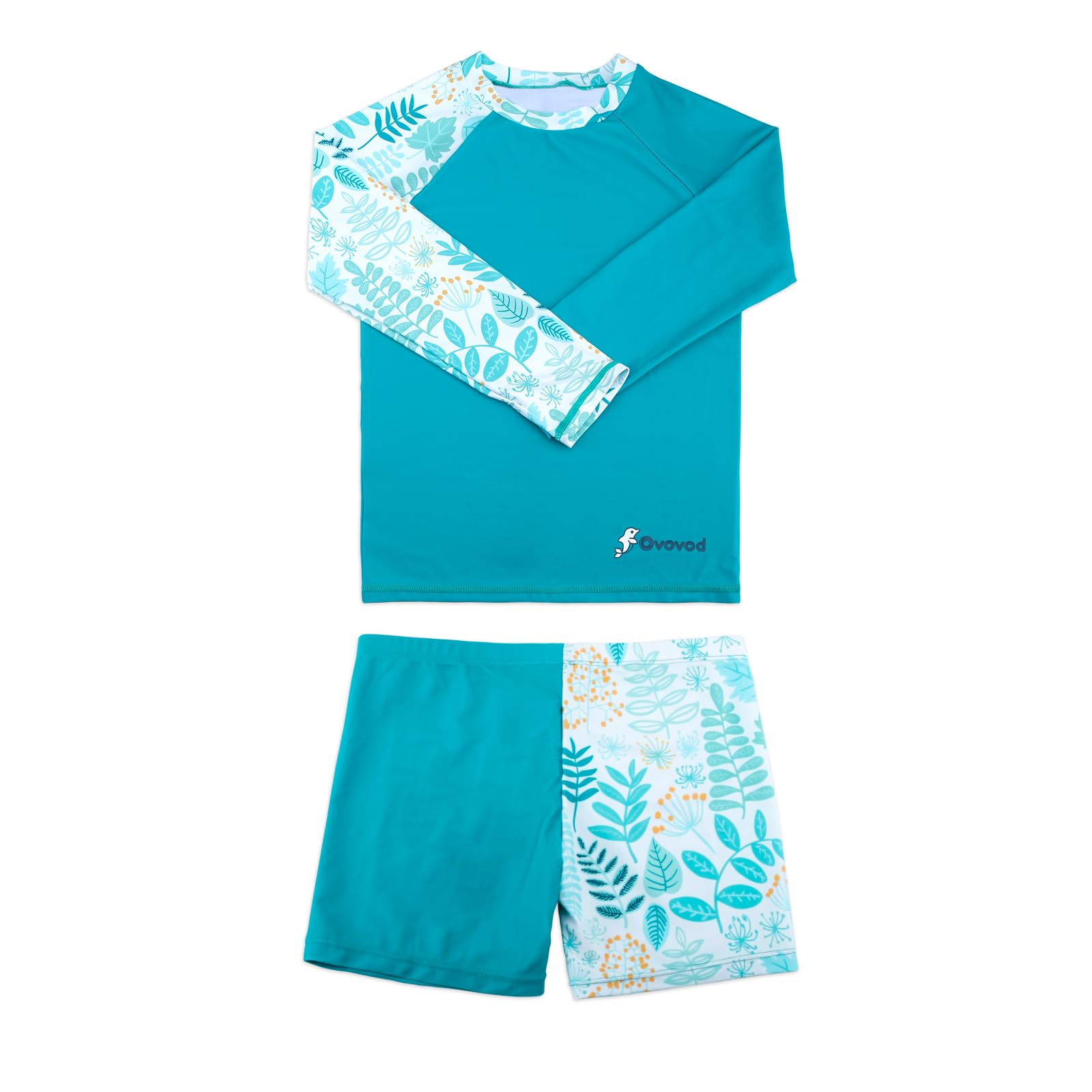 Girls Swimsuit Long Sleeve Bathing Suit UPF 50+ UV Kids Beach Bathing