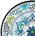 Talavera Melamine 12-Piece Dinnerware Set – Multicolored Plates and Bowls for 4, Spanish Tile-Inspired, Durable, Lightweight, Shatterproof, Dishwasher Safe, Indoor Outdoor Tableware