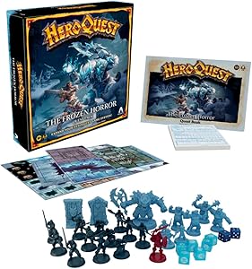 Avalon Hill HeroQuest The Frozen Horror Quest Pack, Dungeon Crawler Game for Ages 14+, Requires HeroQuest Game System to Play